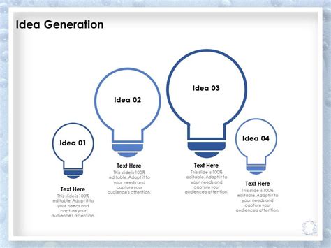 Idea Generation Audiences Attention Innovation Ppt Presentation Design