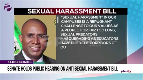 Senate Holds Public Hearing On Anti Sexual Harassment Bill Youtube