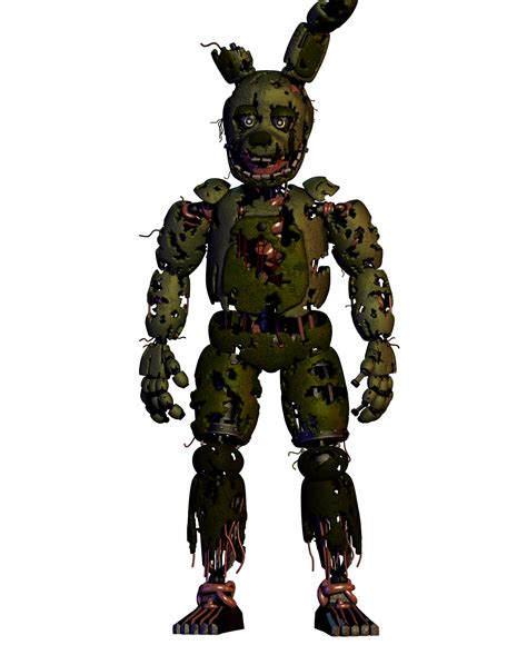 Springtrap V14 Model Complete Rfivenightsatfreddys