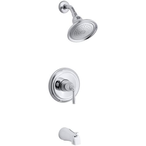 Kohler shower head vibrant brushed shower valves: KOHLER Devonshire 1-Handle Rite-Temp Tub and Shower Faucet ...