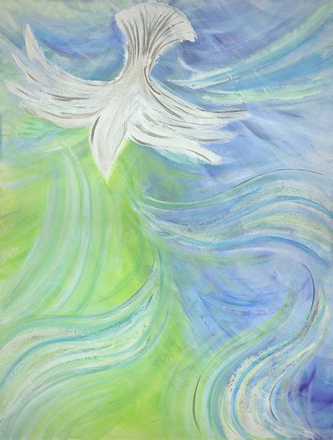 Holy Spirit Outpouring Painting By Deborah Brown Maher