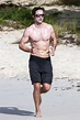 Robert Pattinson Working Out Shirtless on the Beach—Pics
