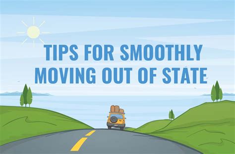Tips For Smoothly Moving Out Of State Infographic
