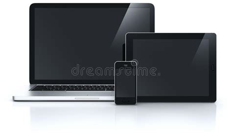 Laptop Tablet En Smartphone Stock Illustratie Illustration Of Tablet