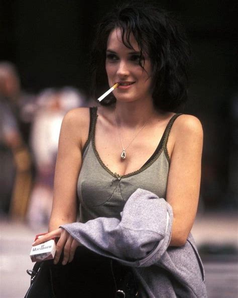 Winona Ryder On Set Of Celebrity Photographed By Ron Galella OldbabeCelebs