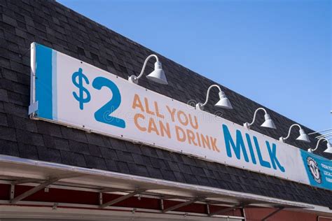 The All You Can Drink Milk Booth At The Minnesota State Fair Editorial