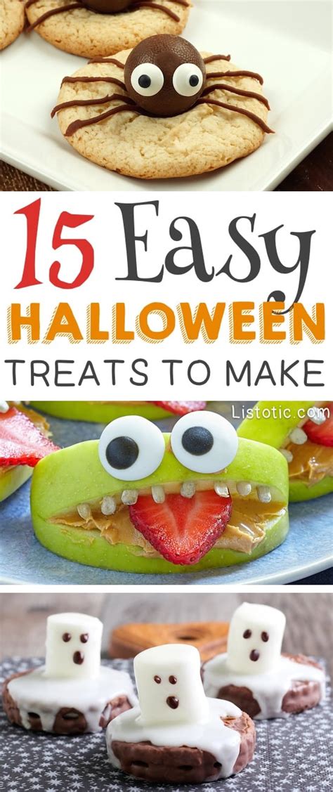 Choose your favorite digital invitation design with easy rsvp tracking. 15 Super Easy Halloween Treats For Kids and Adults - Make ...