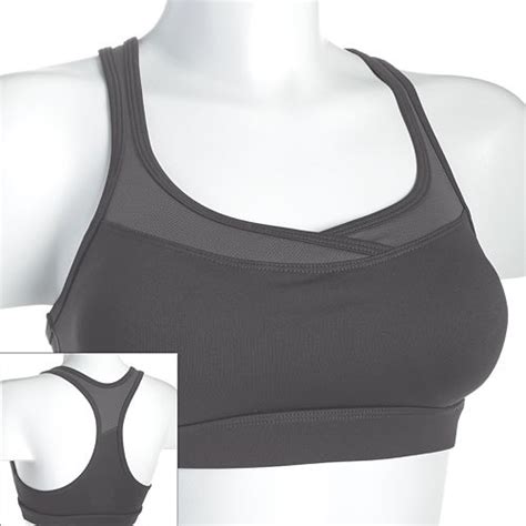 Tek Gear® Bra Core Essentials Racerback Medium Impact Sports Bra