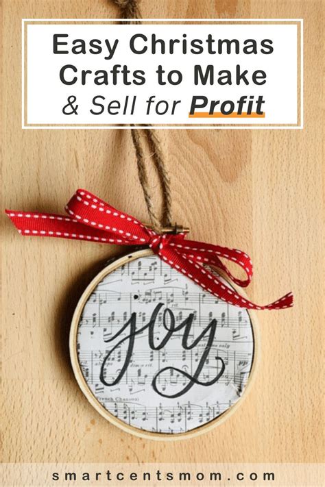 easy christmas crafts to make and sell for profit smartcentsmom christmas crafts to make