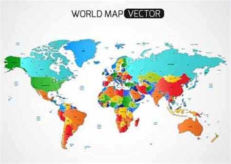 Vector World Map Files For Free Download