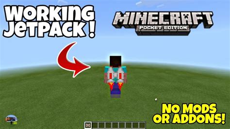 Mcpe How To Make A Jetpack No Mods Or Addons Command Block