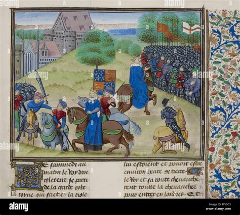 Ques Caption The Peasants Revolt In England In 1381 The Scene Of