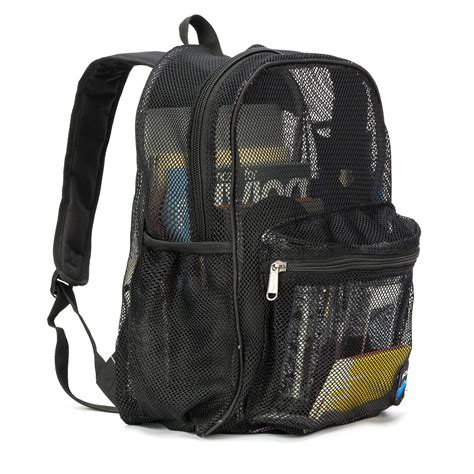 Mesh Backpack Heavy Duty Student Net Bookbag Quality Simple Netting