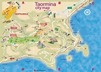 Mapas Detallados de Taormina para Descargar Gratis e Imprimir