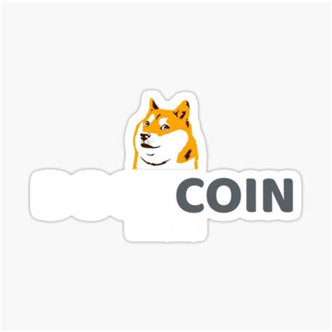 Short Bitcoin Buy The Doge Sticker For Sale By Nikolaidisdg Redbubble