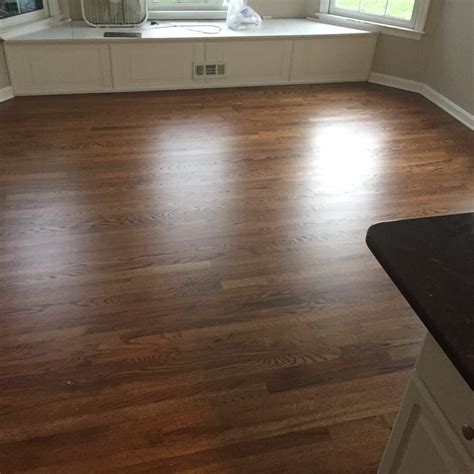 Refinished Red Oak With Duraseal Provincial And Pallmann X98 Matte Yelp