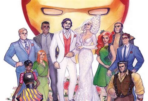 You Are Cordially Invited To The Wedding Of Tony Stark And Emma Frost
