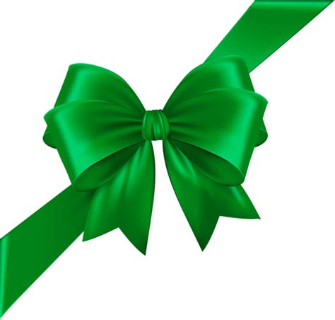 Corner Bow With Ribbon Green Transparent Image Gallery Yopriceville