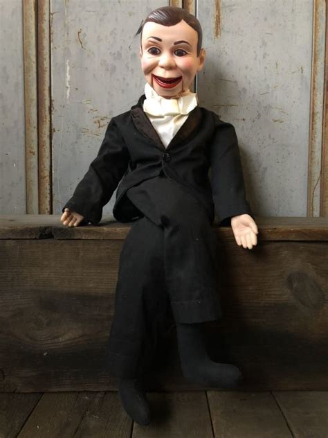 【sale】 70s Vintage Charlie Mccarthy Ventriloquist Doll 75cm T579