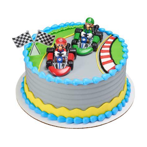 Cake Toppers Super Mario Cake Topper Luigi Kart