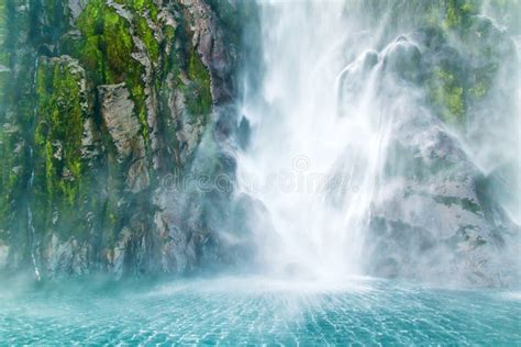 Waterfall On The Sea Stock Image Image Of Breathing 52085927