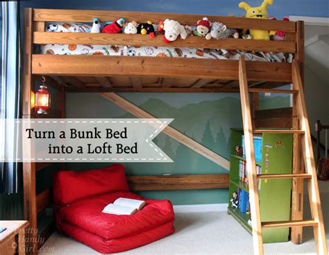 How To Turn A Bunk Bed Into A Loft Bed