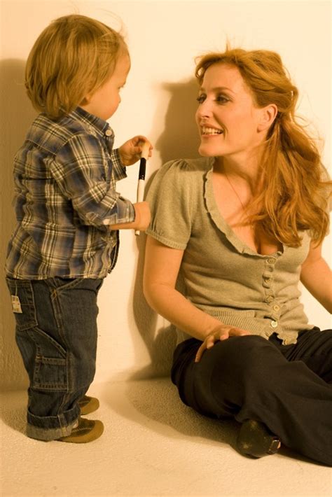 Gillian Anderson And Her Son Oscar Inspirational People