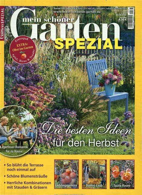 Das mein schöner garten spezial magazin widmet sich der aktuellen jahreszeit und gibt tipps für den eigenen garten. Mein schöner Garten Spezial Abo Mein schöner Garten ...