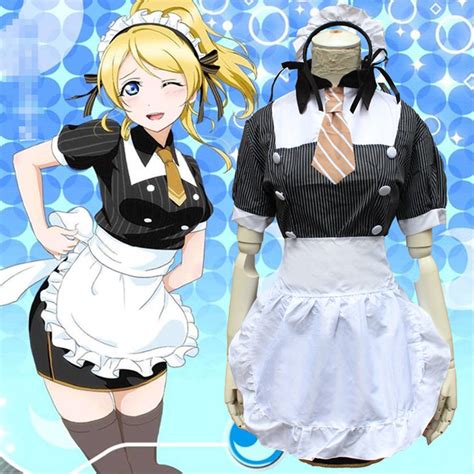 Buy Ayase Eli Cosplay Anime Love Live Women Maid Dress