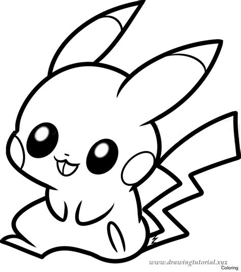 Pikachu Simple Drawing At Getdrawings Free Download