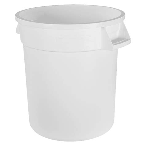 trash can 20 gallon white spokane restaurant equipment and design