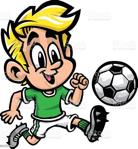 Soccer Kid Cartoon Stock Vector Art 509312656 Istock