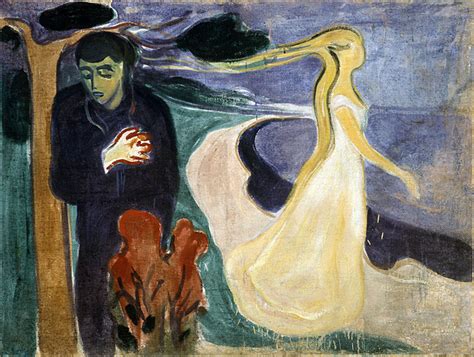 Edvard Munch The Separation Symbolism Art Giclee Print Fine Canvas Ebay