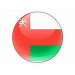 Oman Flag Transparent Round Icon Clipart Illustration