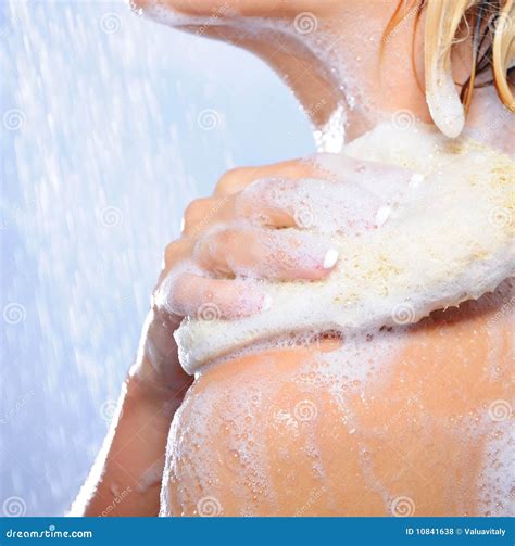 Washing Body Stock Photo Image Of Skin Background Back 10841638