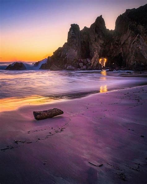Big Sur Pfeiffer Beach Purple Sands Pfeiffer This Beach Is Truly A Magical Place It Has