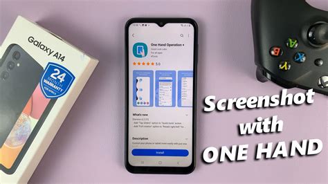How To Take Screenshots With One Hand On Samsung Galaxy A14 Youtube