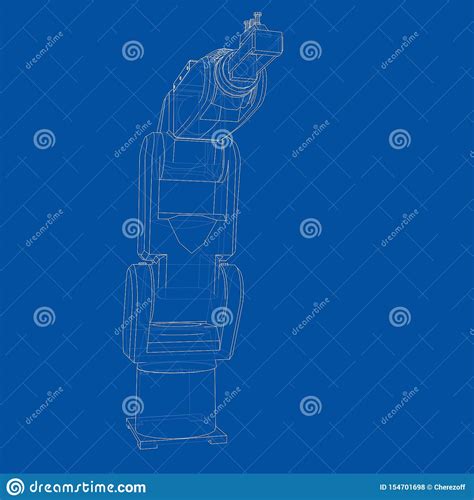 Manipulateur De Robot Industriel Vecteur Illustration De Vecteur Illustration Du Industrie