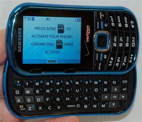 Samsung Intensity Ii 2 Messaging Phone Verizon Brilliant Blue For Sale