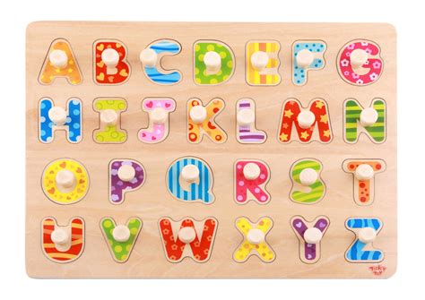 Tooky Toy Wooden Alphabet Puzzle Toys 4 You