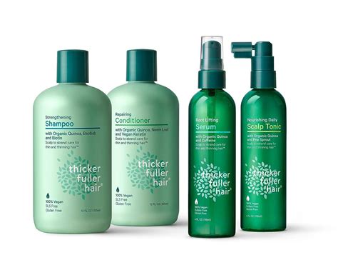 Thicker Fuller Hair Strengthening Shampoo Green 12 Fl Oz Single Shampoo