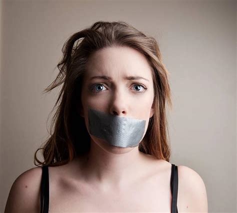 Sexy Woman Tape Gagged Rbdsmfetish