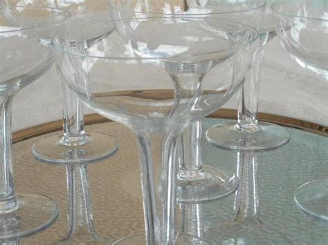 vintage hollow stemmed champagne glasses 1960s set of six etsy hollow stem champagne glasses