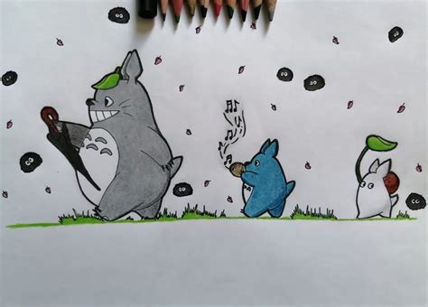 Mi Vecino Totoro Por Oscarb1 Dibujando