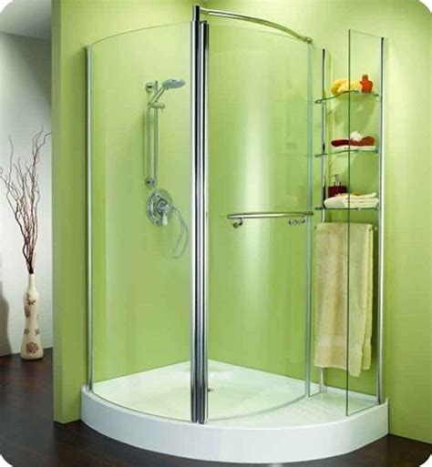 It has a corner drain design and is the perfect size to fit in a. Corner Shower Units for Small Bathroom: Solving Space ...