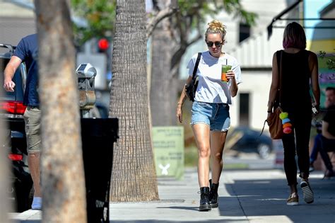 Miley Cyrus Wearing Denim Shorts Popsugar Fashion Photo 6