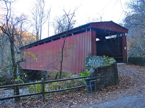 Filethomas Mill Covered Bridge Wikimedia Commons