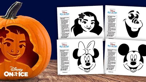 Add Disney Magic To Your Halloween With Fun Pumpkin Carving Stencils