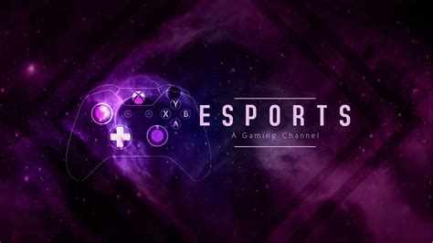 Esports Youtube Gaming Cover Art Template Design Youtube Channel Art