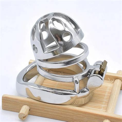 Stainless Steel Mens Chastity Cage Devices Bondage Cock Cage Bdsm Male